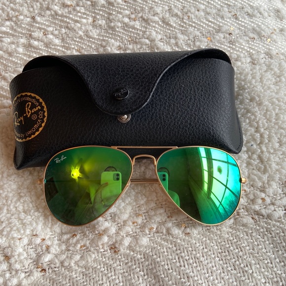Green flash ray bans - Picture 2 of 2